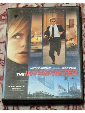 The Interpreter (DVD, 2005, Widescreen) Action Thriller Nicole Kidman Sean Penn